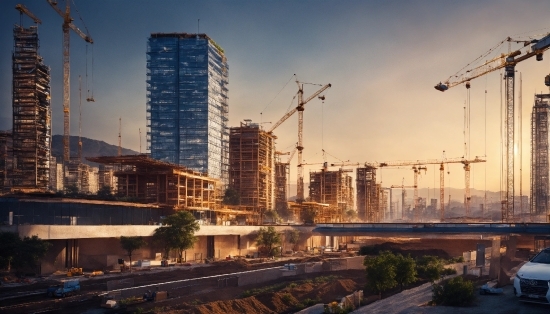 Sky, Building, Skyscraper, Plant, Electricity, Tower Block