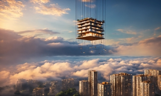 Cloud, Sky, Atmosphere, Daytime, Skyscraper, Building