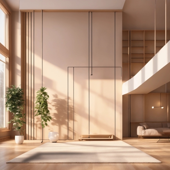 Building, Plant, Wood, Interior Design, Shade, Flooring