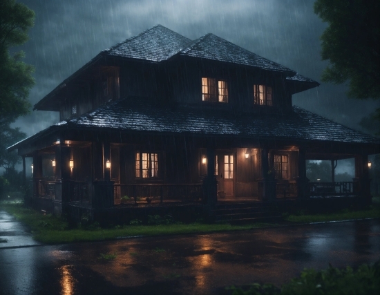 Plant, Window, Cloud, Building, Door, Water