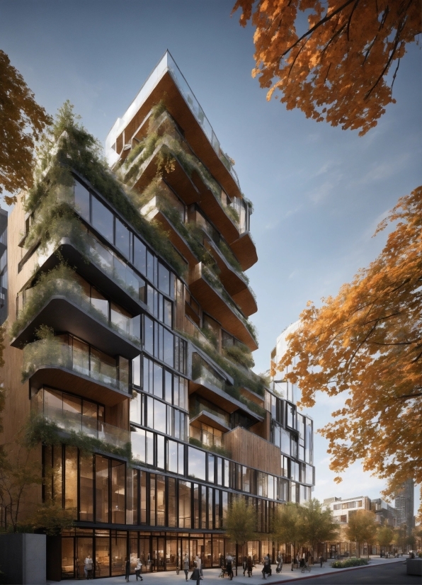 Sky, Daytime, Building, Plant, Tree, Tower Block