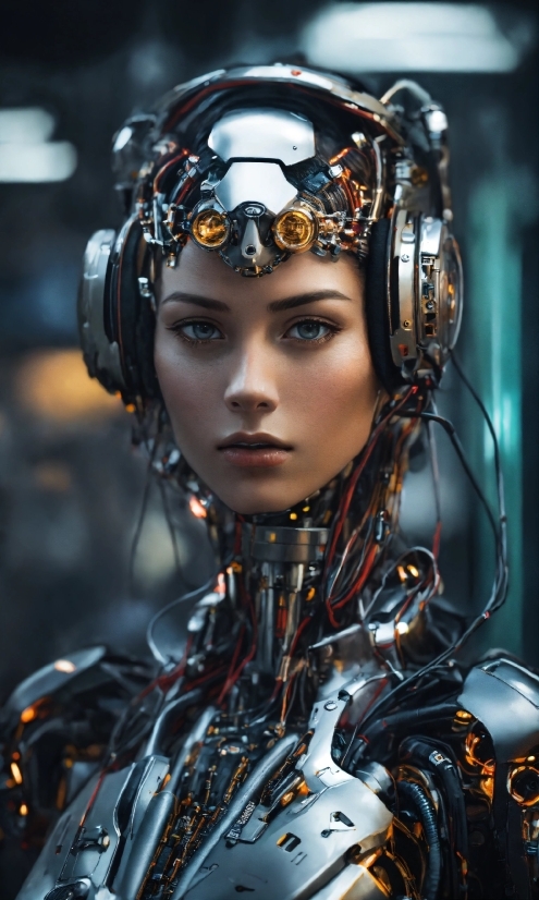 Automaton, Fashion, Make, Model, Face, Portrait