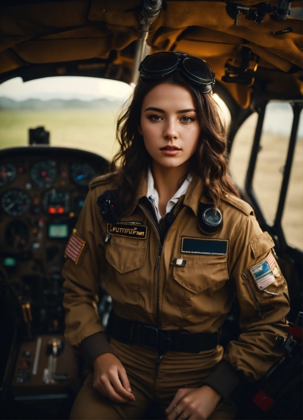 Aviator, Person, Pretty, Baby, Attractive, Smile