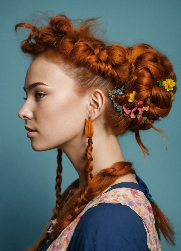 Braid, Hair, Fashion, Portrait, Make, Pretty