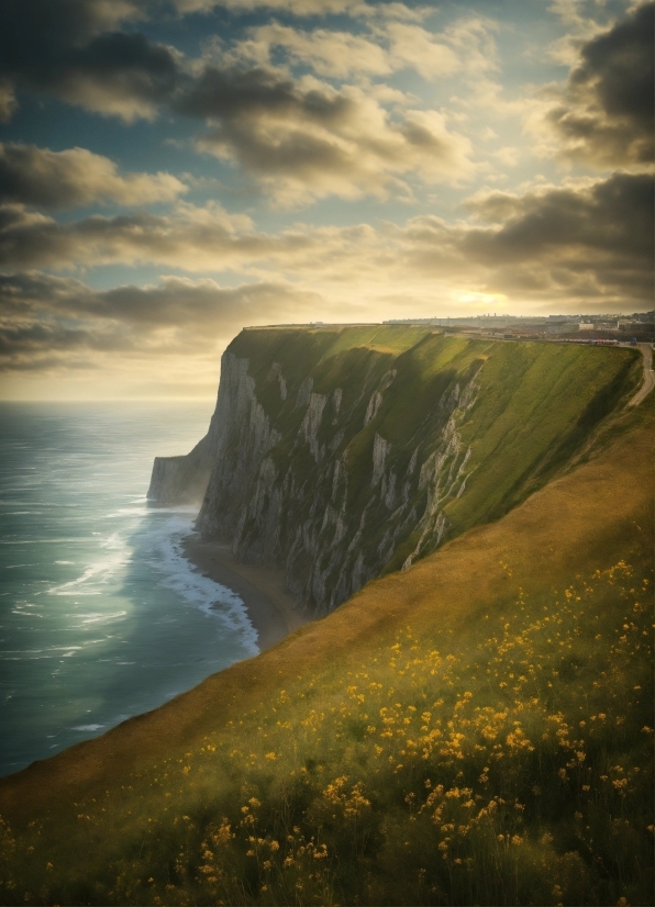 Cliff, Geological Formation, Ocean, Sea, Coast, Landscape