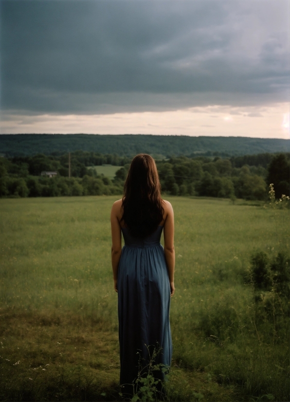 Cloak, Covering, Field, Sky, Grass, Meadow