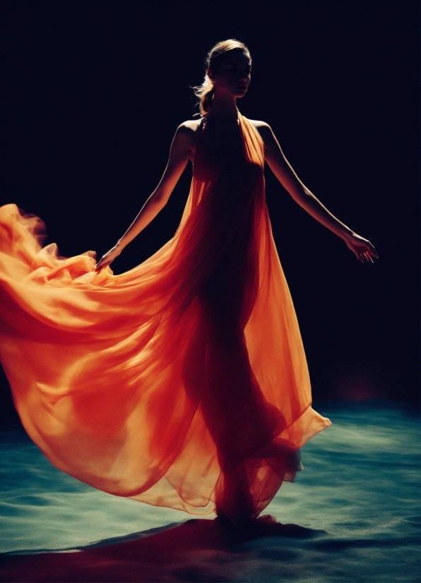 Dance, Art, Fashion, Black, Dress, Motion