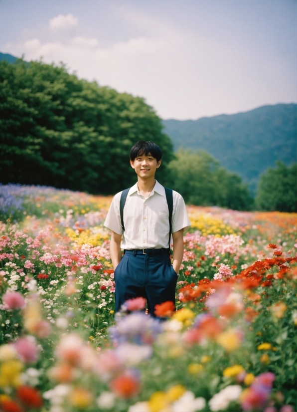 Happy, Park, Outdoors, Grass, People, Smiling