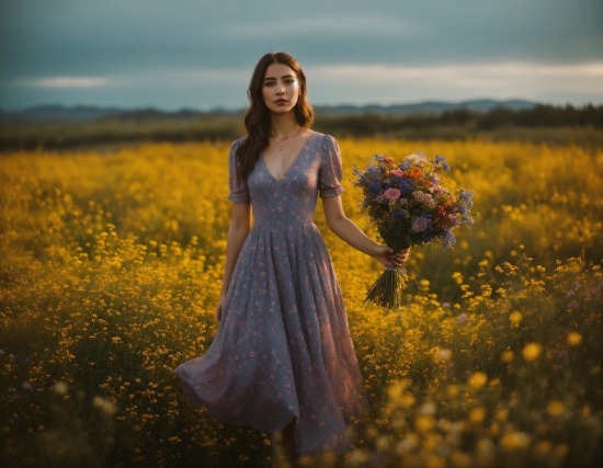 Happy, People, Field, Person, Outdoor, Summer