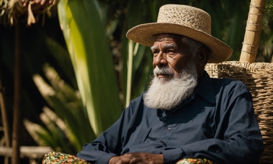 Hat, Farmer, Person, Man, Face, Male