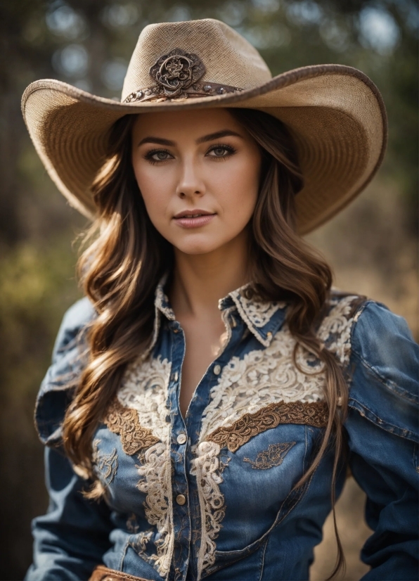 Hat, Headdress, Cowboy Hat, Clothing, Sombrero, Portrait