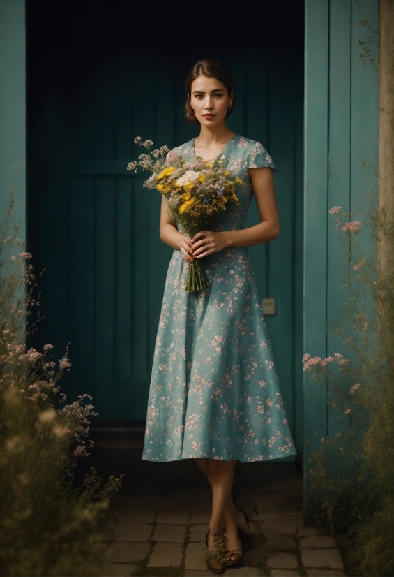 Outfit, Dress, Fashion, Costume, Portrait, Pretty