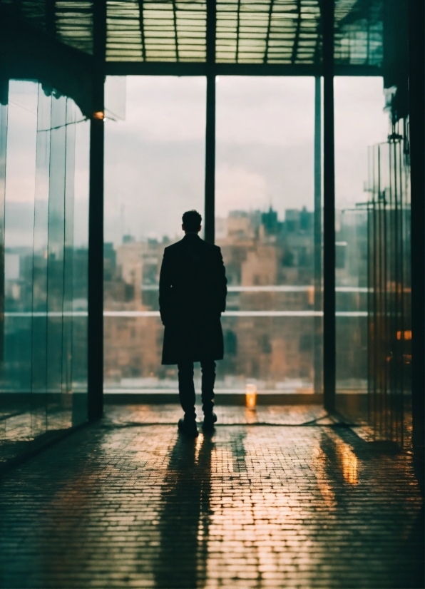 Pier, Support, Device, City, Silhouette, Urban