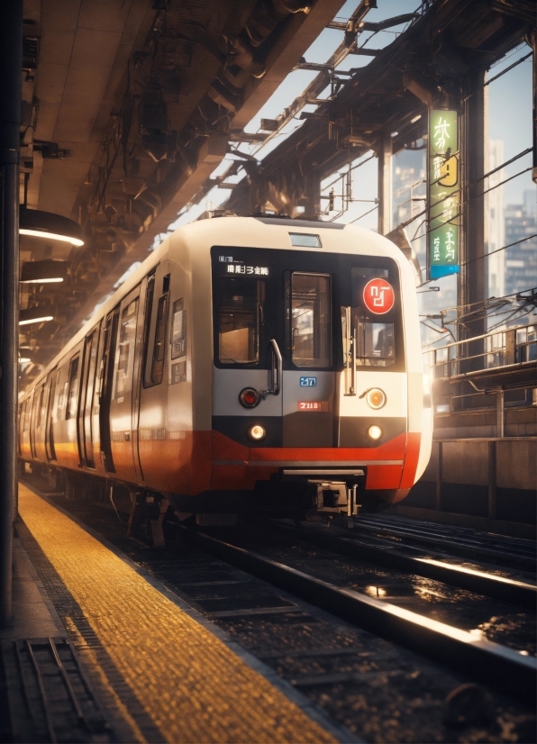 Subway Train, Train, Public Transport, Conveyance, Transportation, Railroad