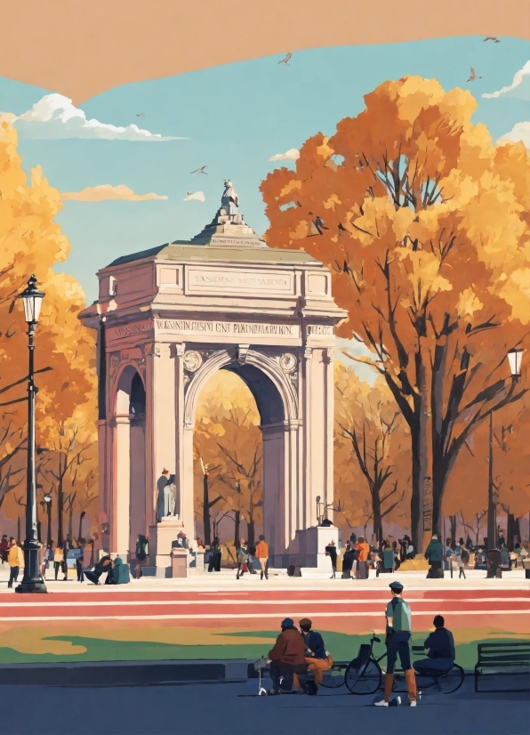 Triumphal Arch, Memorial, Arch, Structure, Architecture, Monument