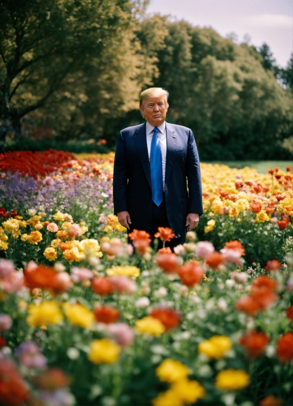 Tulip, Flowers, Person, Park, Flower, Autumn