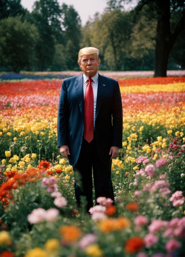 Tulip, Groom, Person, Flowers, Park, Flower