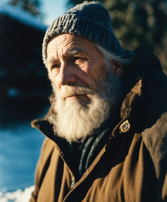 White, Person, Man, Senior, Face, Portrait