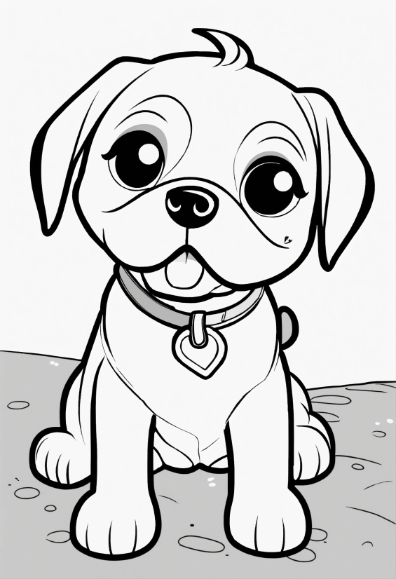 Dog, Vertebrate, White, Cartoon, Carnivore, Dog Breed