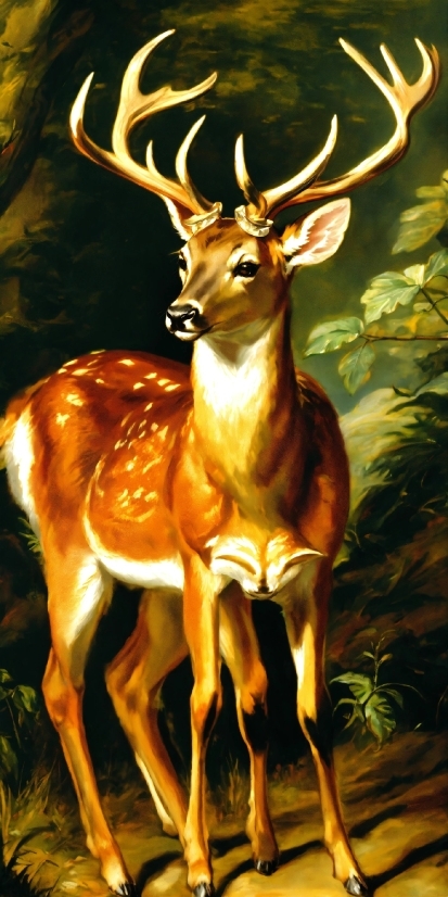 Light, Nature, Deer, Elk, Organism, Fawn