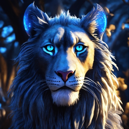 Eye, Felidae, Blue, Carnivore, Azure, Human Body