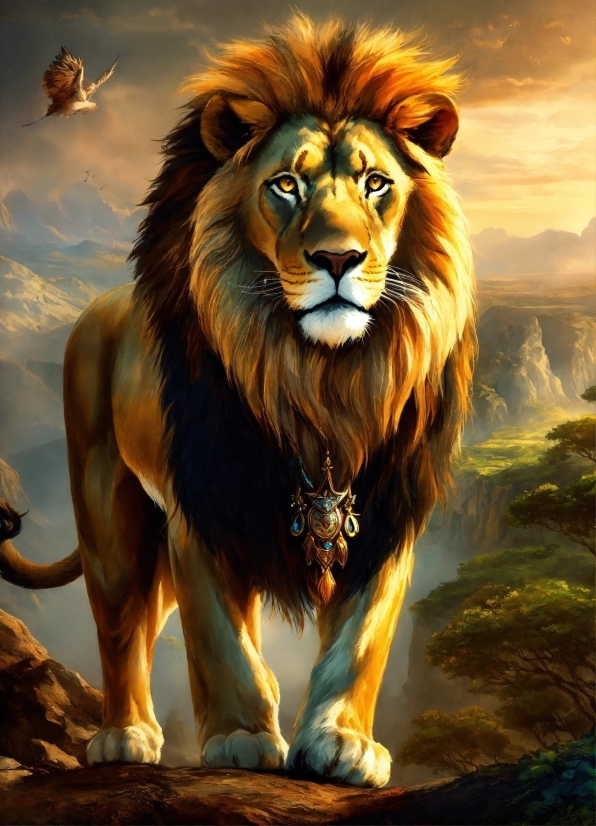 Cloud, Sky, Nature, Roar, Felidae, Masai Lion