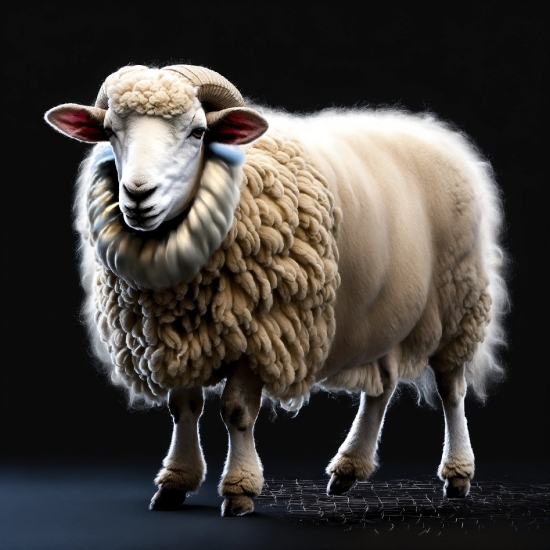 Sheep, Sheep, Terrestrial Animal, Horn, Working Animal, Snout