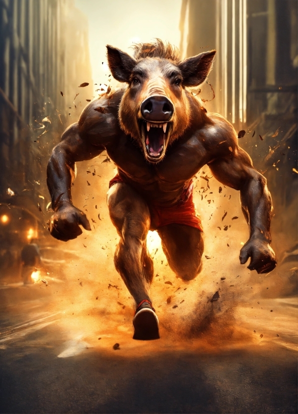 Art, Action Film, Terrestrial Animal, Fictional Character, Movie, Cg Artwork