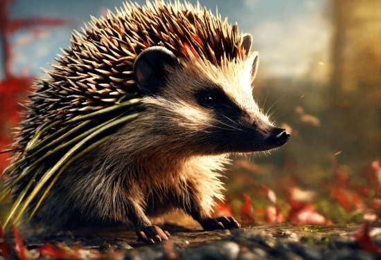 Head, Hedgehog, Erinaceidae, Domesticated Hedgehog, Organism, Rodent