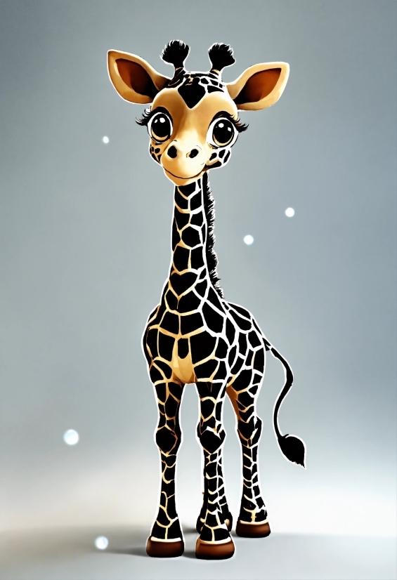 Giraffidae, Fawn, Terrestrial Animal, Font, Snout, Tail