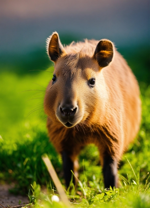 Plant, Natural Landscape, Grass, Fawn, Terrestrial Animal, Grassland