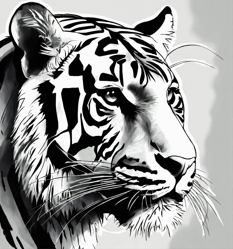 Head, Eye, White, Carnivore, Felidae, Bengal Tiger