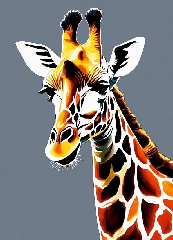 Giraffidae, Giraffe, Neck, Sleeve, Fawn, Snout