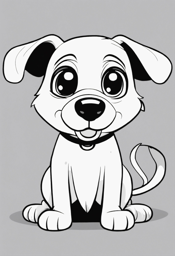 Dog, Cartoon, Vertebrate, Dog Breed, Carnivore, Mammal