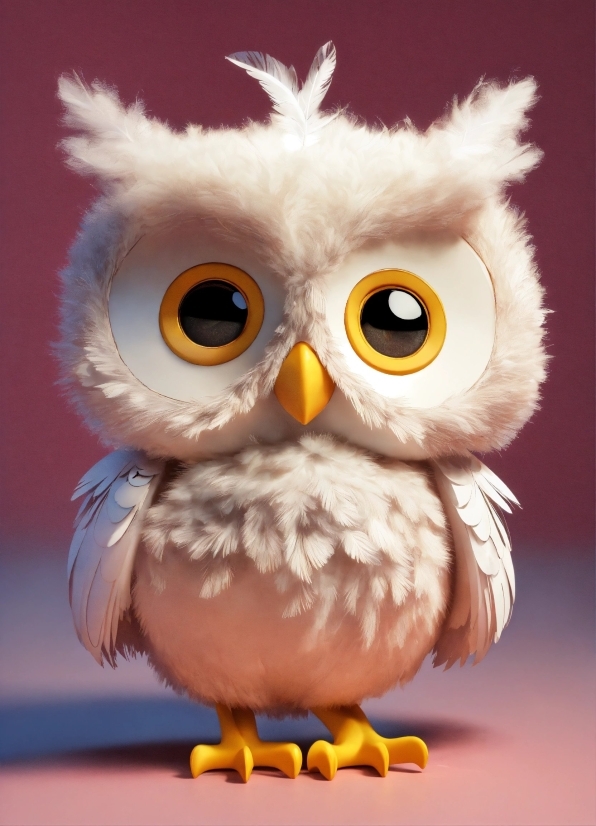 Glasses, Head, Bird, Toy, Owl, Beak