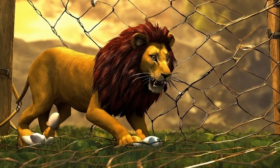 Nature, Fence, Felidae, Carnivore, Lion, Big Cats