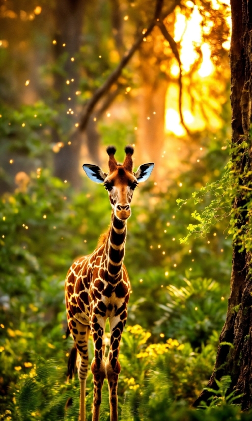 Plant, Plant Community, Giraffe, Giraffidae, Vertebrate, Natural Environment