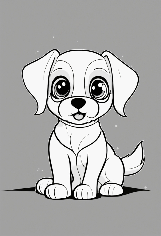 Head, Dog, Carnivore, Dog Breed, Cartoon, Mammal