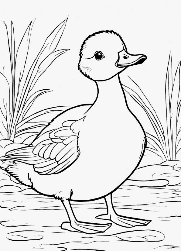 Bird, Plant, Beak, Neck, Cartoon, Botany