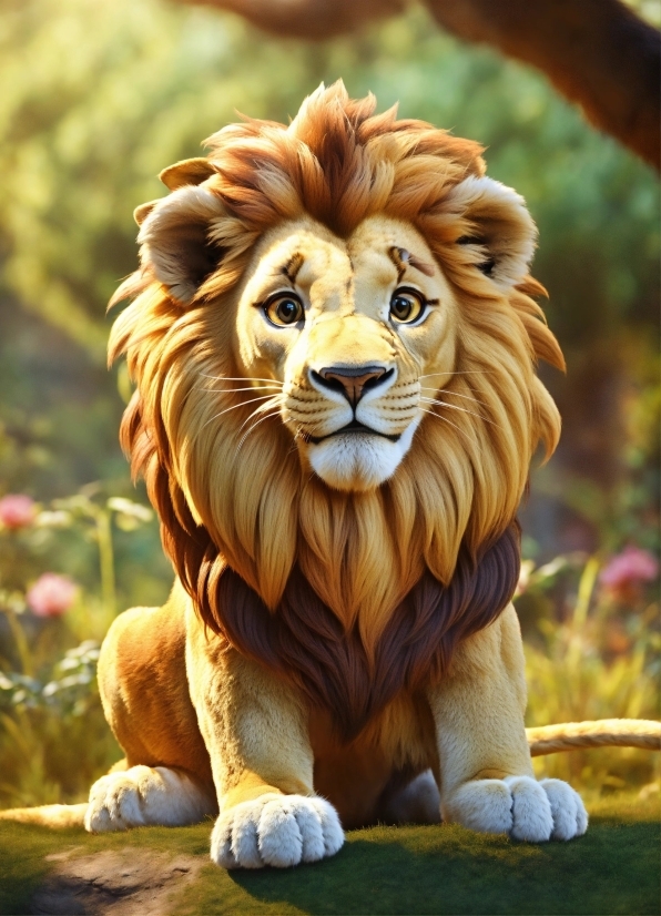 Hair, Lion, Plant, Felidae, Carnivore, Big Cats