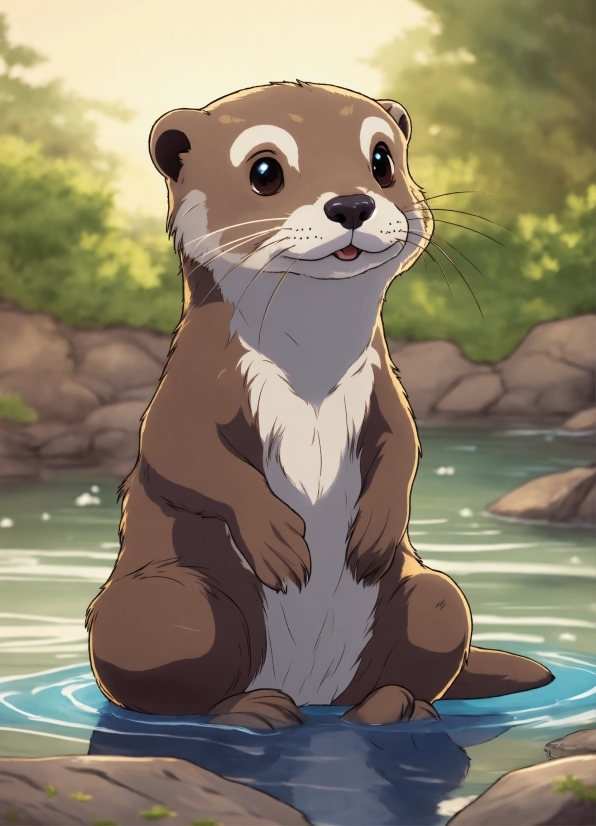 Felidae, Water, Organism, Carnivore, Mustelidae, Cartoon