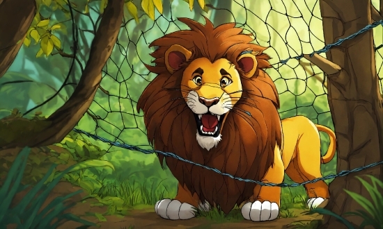 Felidae, Carnivore, Lion, Art, Big Cats, Painting