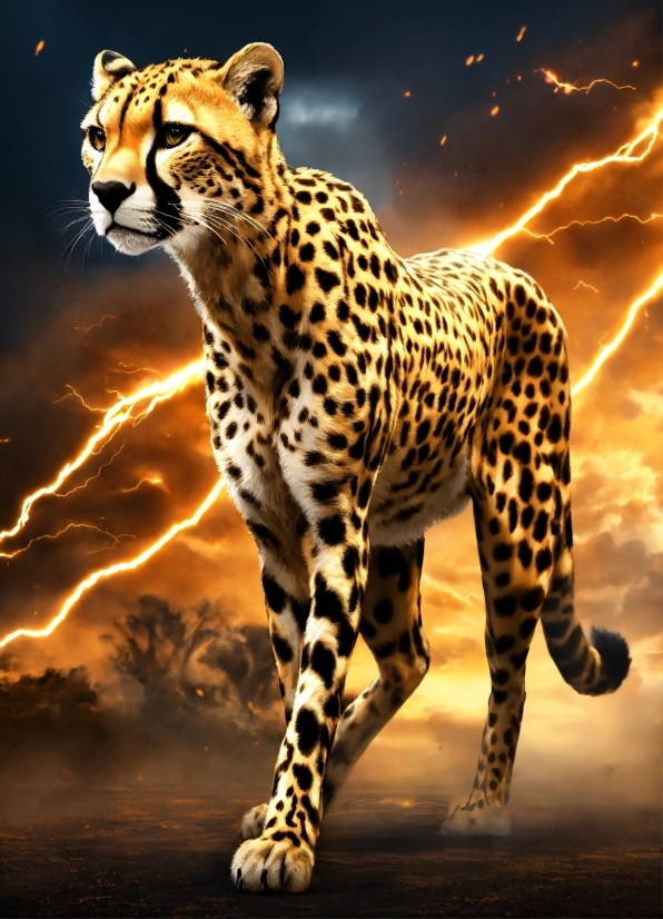 Light, Felidae, Carnivore, Leopard, Organism, African Leopard