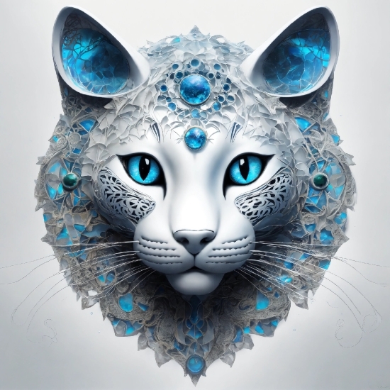 Head, Eye, Vertebrate, Felidae, Blue, Carnivore