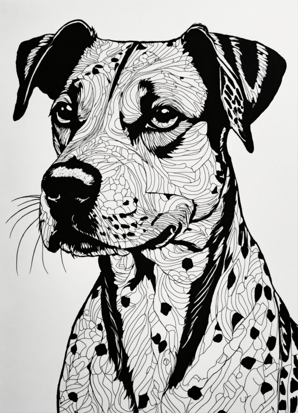 Dog, White, Carnivore, Dog Breed, Art, Style