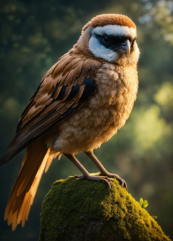 Bird, Light, Beak, Feather, Plant, Laughing Kookaburra