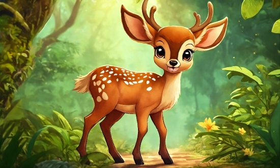 Plant, Natural Environment, Deer, Organism, Biome, Natural Landscape