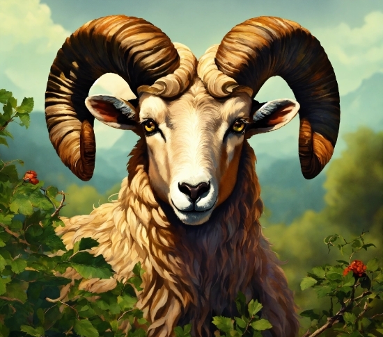 Vertebrate, Light, Plant, Cloud, Argali, Organism