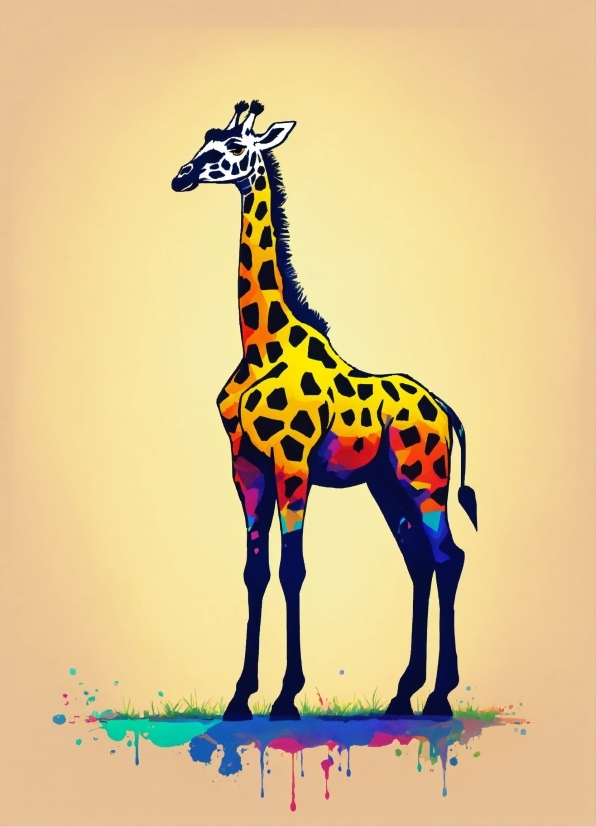 Giraffidae, Giraffe, Plant, Organism, Mammal, Sleeve