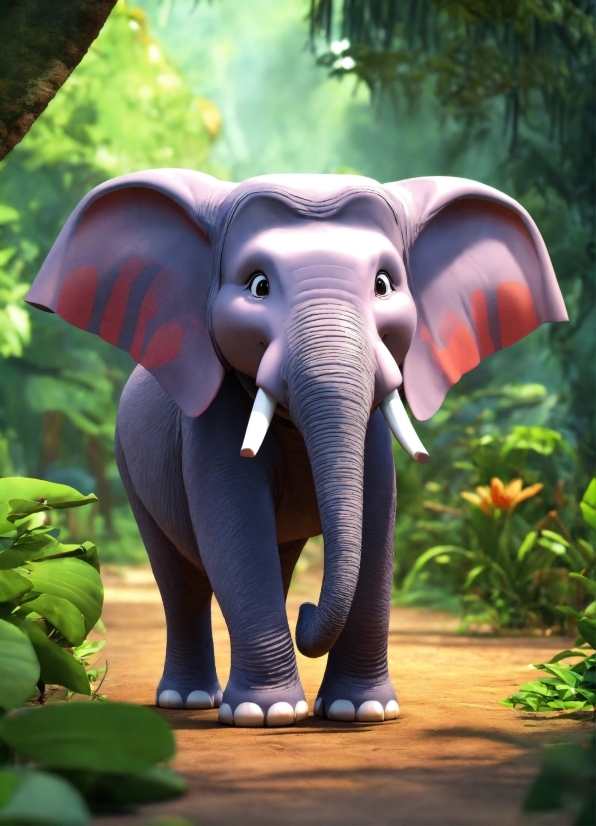 Elephant, Vertebrate, Plant, Working Animal, Natural Environment, Organism